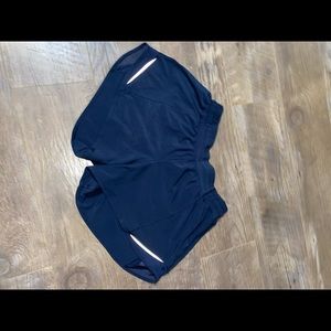 Lululemon Navy hotty hot shorts